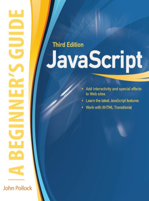 Cover image for book JavaScript, A Beginner's Guide