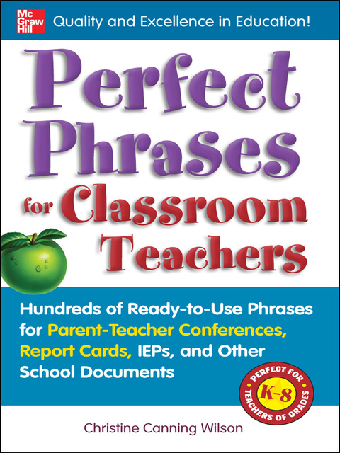 Cover image for book Perfect Phrases for Classroom Teachers