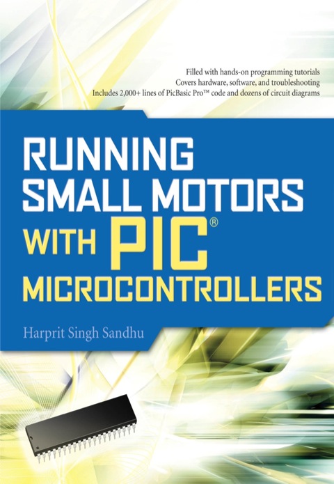 Cover image for book Running Small Motors with PIC Microcontrollers