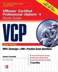 Cover image: VCP VMware Certified Professional vSphere 4 Study Guide (Exam VCP410) 1st edition 9780071633680