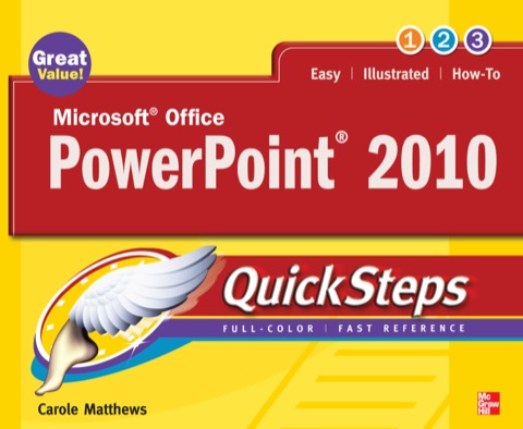 Cover image for book Microsoft Office PowerPoint 2010 QuickSteps