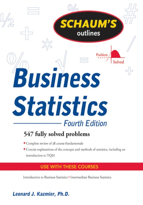 Cover image for book Schaum's Outline of Business Statistics