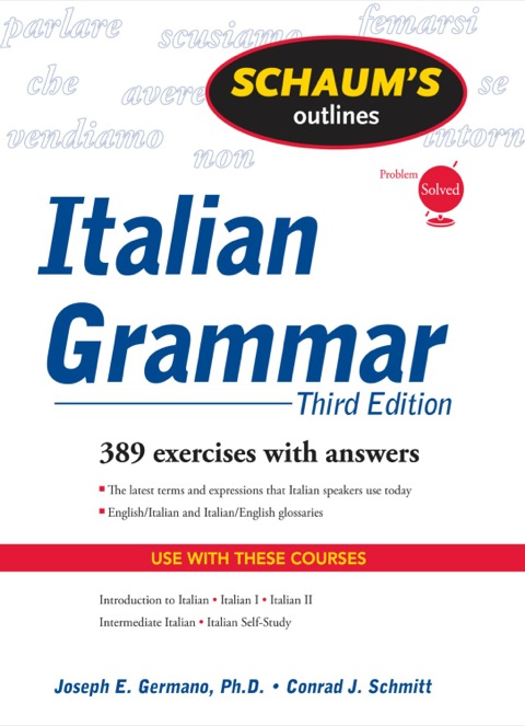 Cover image for book Schaum's Outline of Italian Grammar