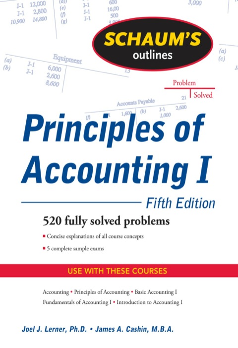 Cover image for book Schaum's Outline of Principles of Accounting I