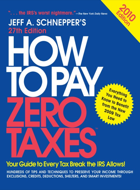 Cover image for book How to Pay Zero Taxes 2010