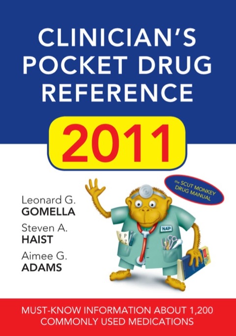 Cover image for book Clinician's Pocket Drug Reference, 2011