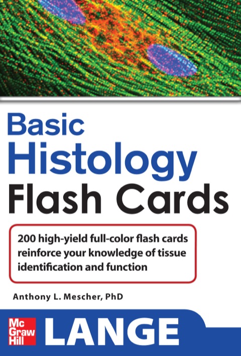 Cover image for book Lange Basic Histology Flash Cards