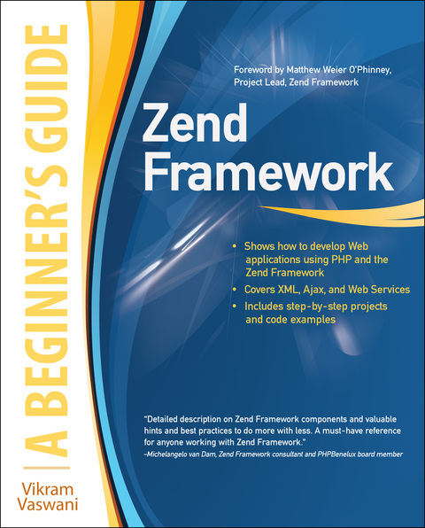 Cover image for book Zend Framework, A Beginner's Guide