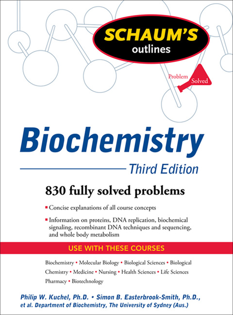 Cover image for book Schaum's Outline of Biochemistry, Third Edition