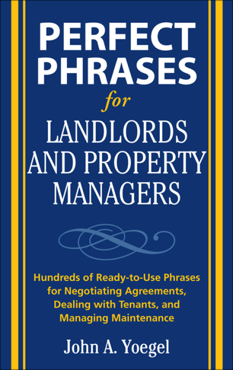 Cover image for book Perfect Phrases for Landlords and Property Managers