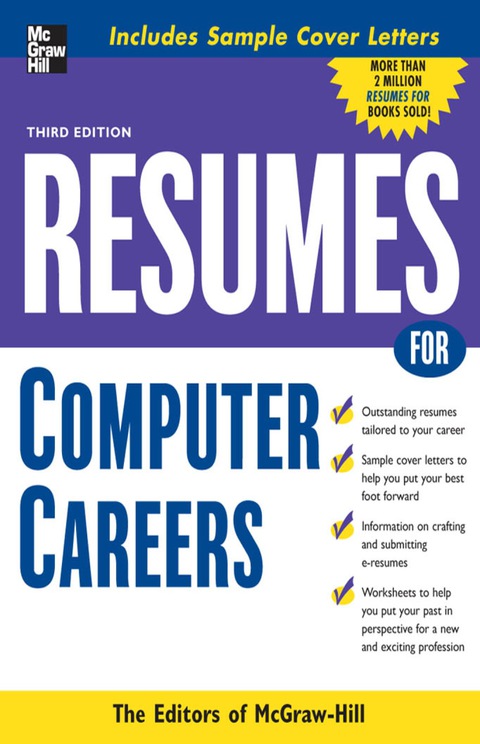 Cover image for book Resumes for Computer Careers