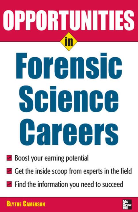 Cover image for book Opportunities in Forensic Science
