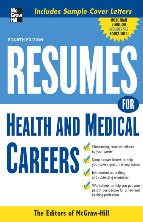 Cover image for book Resumes for Health and Medical Careers