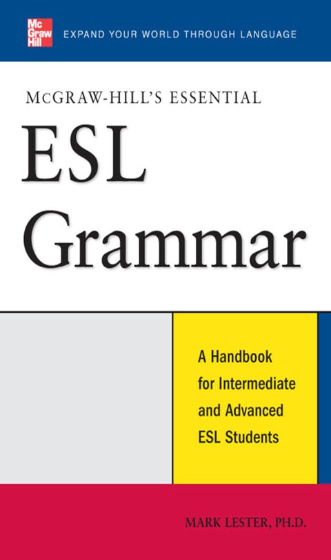 Cover image for book McGraw-Hill's Essential ESL Grammar