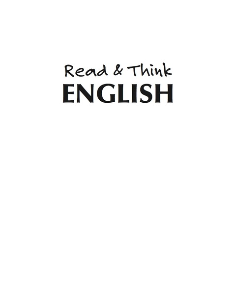 Cover image for book Read & Think English