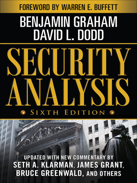Cover image for book Security Analysis: Sixth Edition, Foreword by Warren Buffett