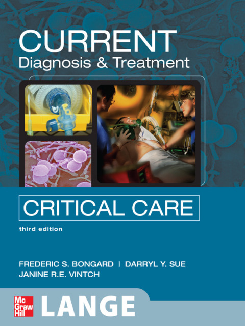 Cover image for book CURRENT Diagnosis and Treatment Critical Care, Third Edition
