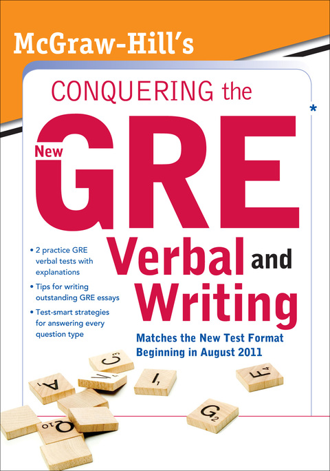 Cover image for book McGraw-Hill's Conquering the New GRE Verbal and Writing