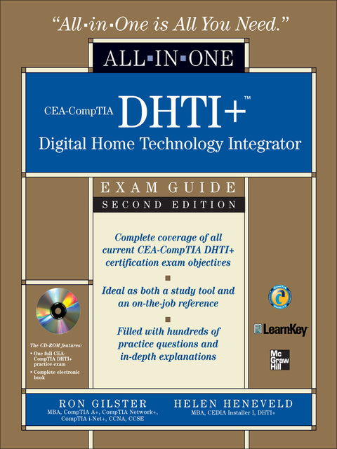 Cover image for book CEA-CompTIA DHTI  Digital Home Technology Integrator All-In-One Exam Guide