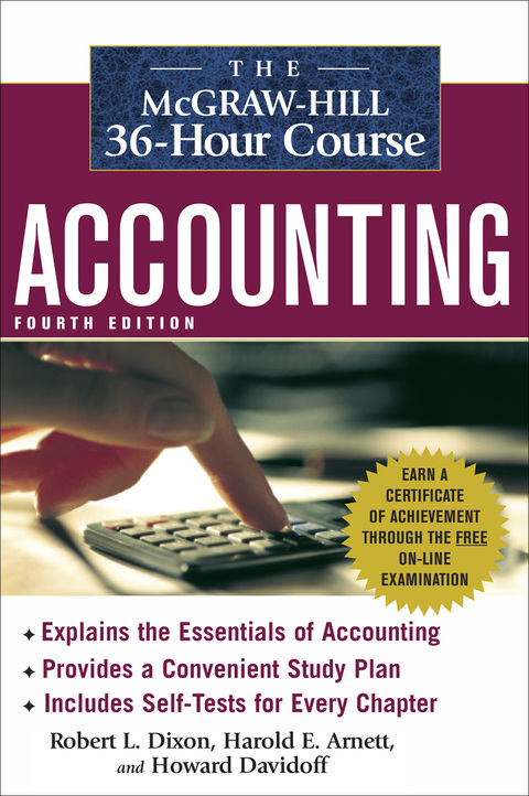 Cover image for book The McGraw-Hill 36-Hour Accounting Course, 4th Ed