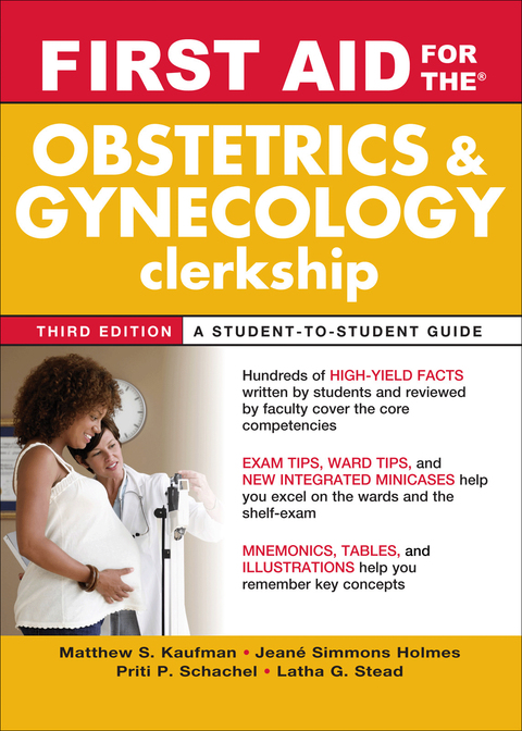 Cover image for book First Aid for the Obstetrics and Gynecology Clerkship, Third Edition