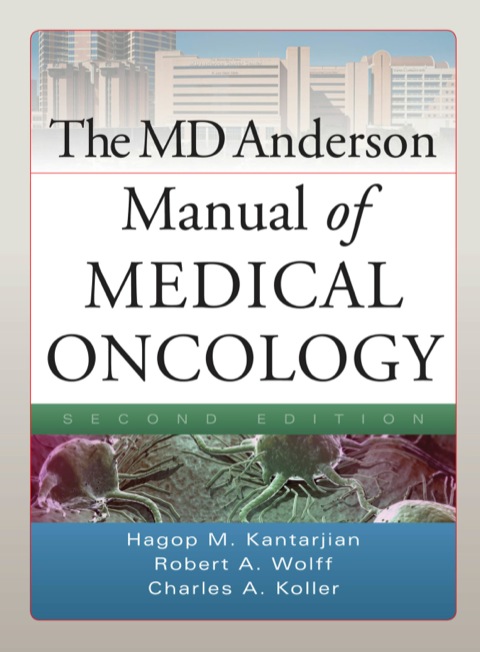Cover image for book The MD Anderson Manual of Medical Oncology