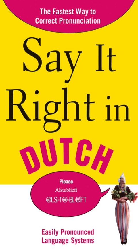 Cover image for book Say It Right in Dutch
