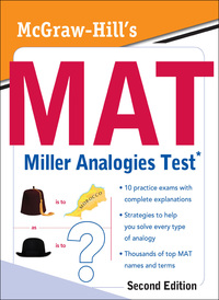 صورة الغلاف: McGraw-Hill's MAT Miller Analogies Test, Second Edition 2nd edition 9780071702317