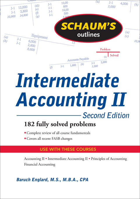 Cover image for book Schaum's Outline of Intermediate Accounting II, 2ed