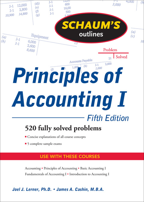 Cover image for book Schaum's Outline of Principles of Accounting I