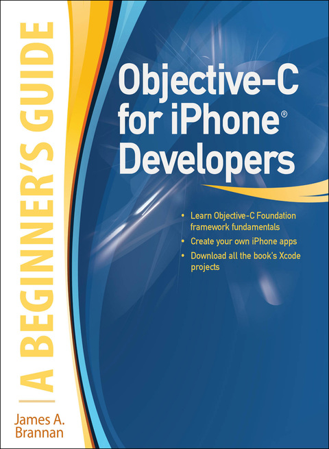 Cover image for book Objective-C for iPhone Developers, A Beginner's Guide