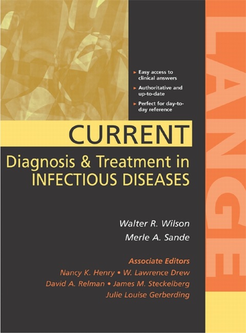 Cover image for book CURRENT Diagnosis & Treatment in Infectious Diseases