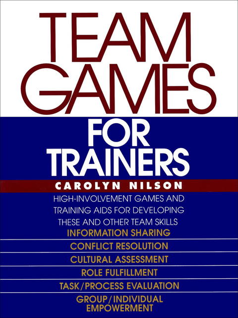Cover image for book Team Games for Trainers
