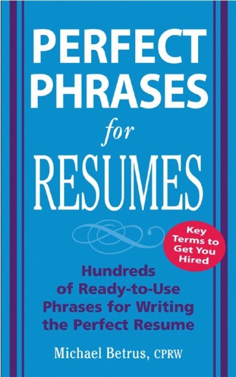 Cover image for book Perfect Phrases for Resumes