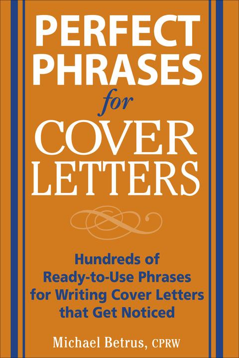 Cover image for book Perfect Phrases for Cover Letters