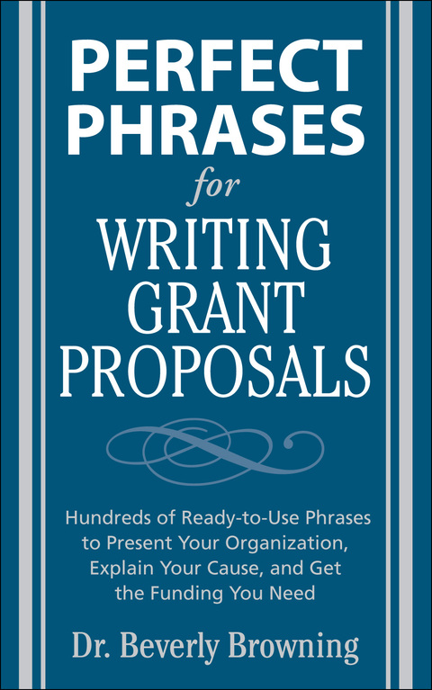 Cover image for book Perfect Phrases for Writing Grant Proposals