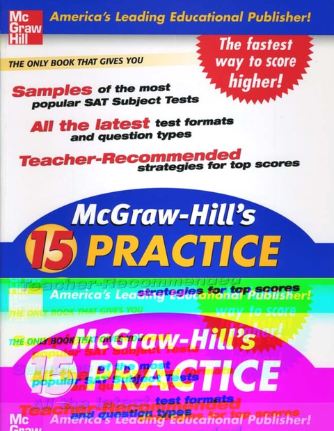 Cover image for book McGraw-Hill's 15 Practice SAT Subject Tests