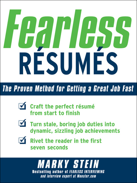 Cover image for book Fearless Resumes: The Proven Method for Getting a Great Job Fast