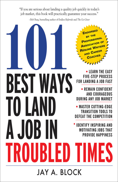 Cover image for book 101 Best Ways to Land a Job in Troubled Times