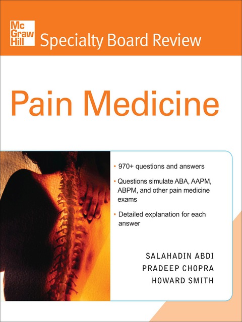 Cover image for book McGraw-Hill Specialty Board Review Pain Medicine