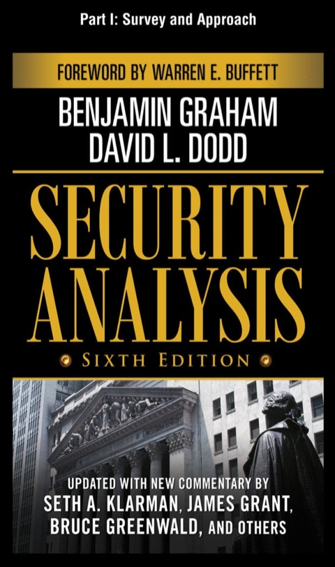 Cover image for book Security Analysis