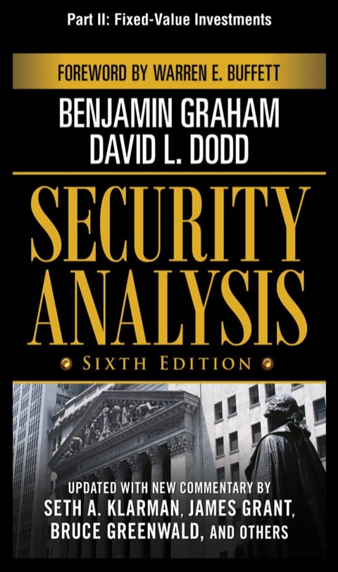 Cover image for book Security Analysis