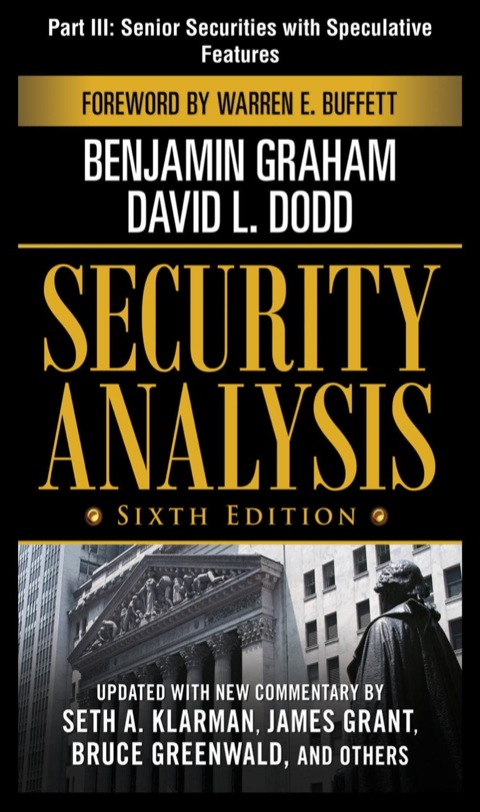 Cover image for book Security Analysis