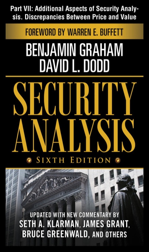 Cover image for book Security Analysis