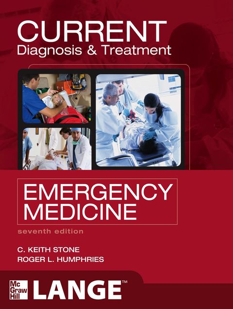 Cover image for book CURRENT Diagnosis and Treatment Emergency Medicine, Seventh Edition