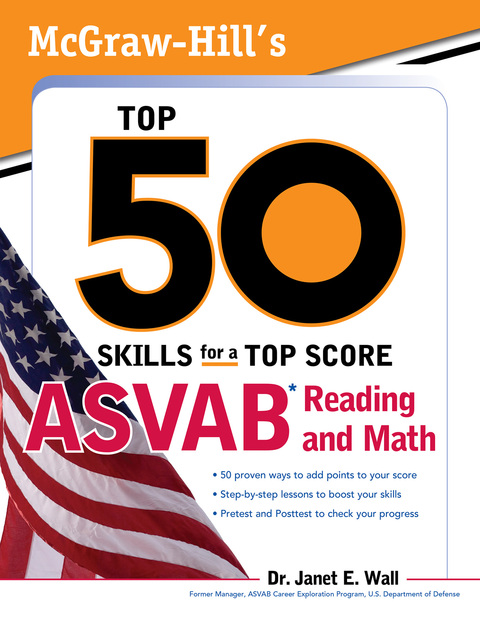 Cover image for book McGraw-Hill's Top 50 Skills For A Top Score: ASVAB Reading and Math