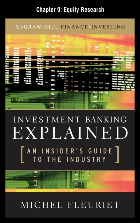 Cover image for book Investment Banking Explained, Chapter 9 - Equity Research