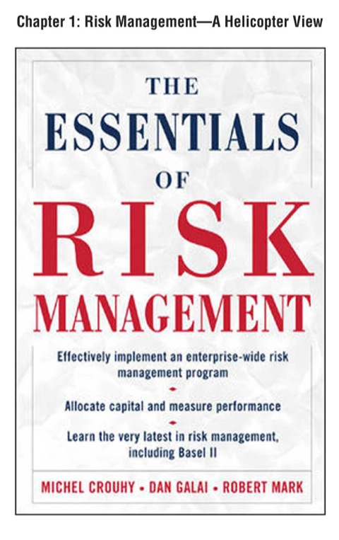 Cover image for book The Essentials of Risk Management, Chapter 1 - Risk Management--A Helicopter Views