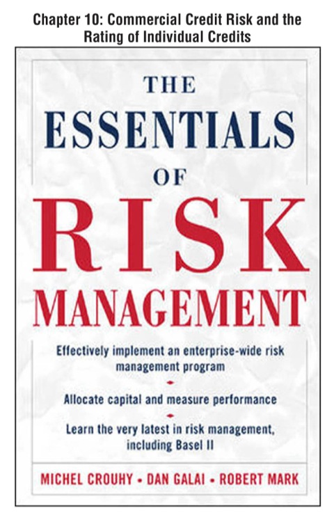Cover image for book The Essentials of Risk Management, Chapter 10 - Commercial Credit Risk and the Rating of Individual Credits