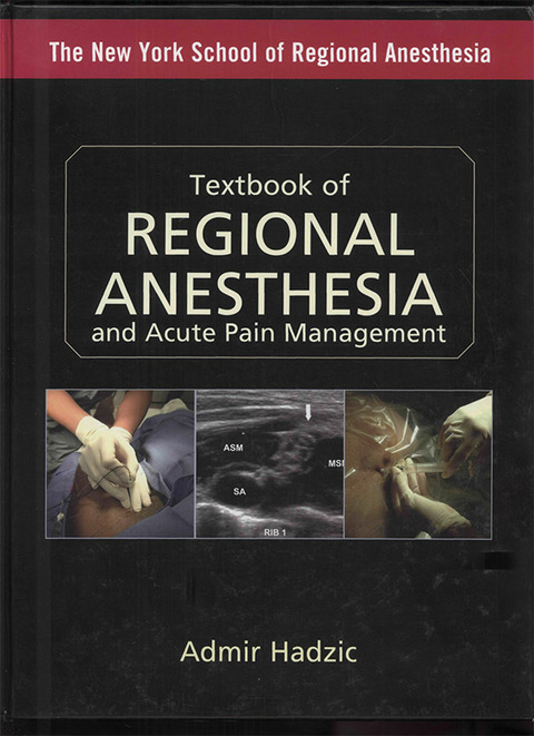 Cover image for book Textbook of Regional Anesthesia and Acute Pain Management
